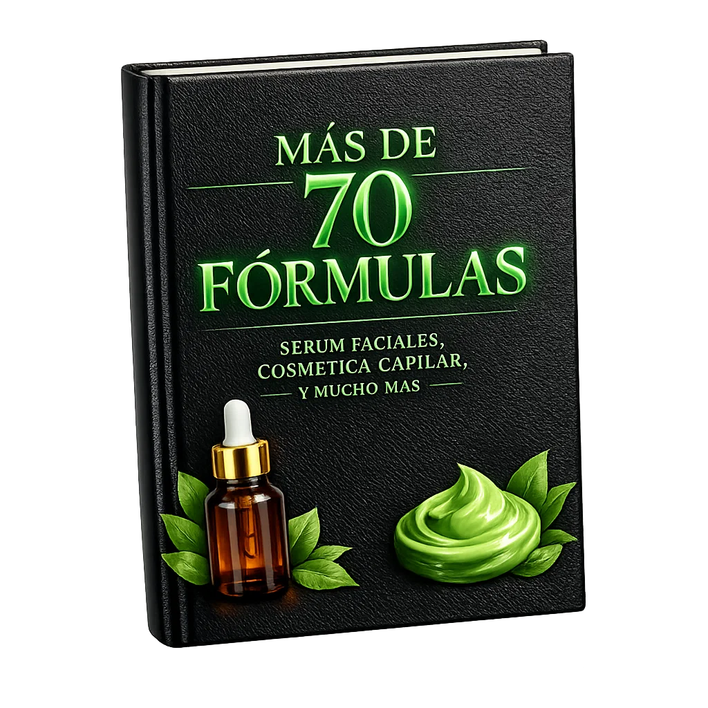 MÁS DE 70 FÓRMULAS: SÉRUM FACIAL, SHAMPOO SÓLIDO, COSMÉTICA CAPILAR Y MUCHO MÁS...