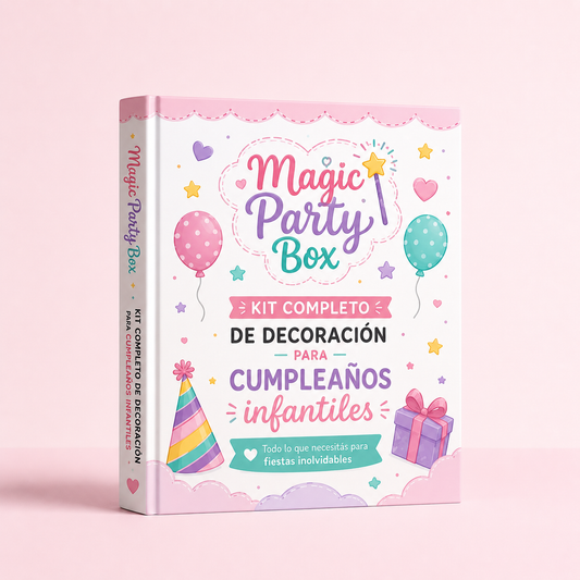KIT IMPRIMIBLE DE DECORACIÓN PARA FIESTAS DE CUMPLEAÑOS