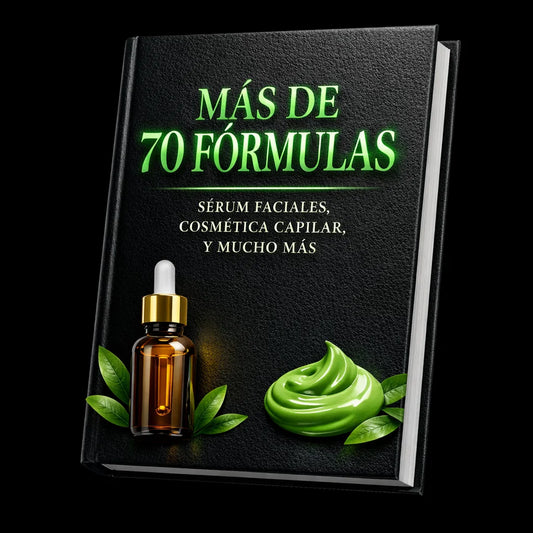 MÁS DE 70 FÓRMULAS: SÉRUM FACIAL, SHAMPOO SÓLIDO, COSMÉTICA CAPILAR Y MUCHO MÁS...